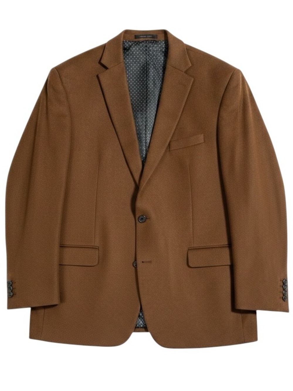 Lauren Ralph Lauren Men's Wool Silk Cashmere Blazer Brown Sport Coat 48L